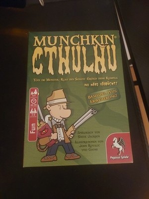 Munchkin Cthulhu Kartenspiel - Basisspiel + Erweiterung - Pegasus Spiele -
