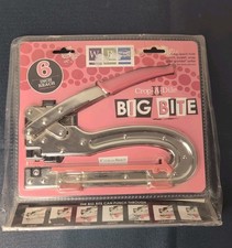 Crop-A-Dile II Big Bite Punch 6  Reach We R Memory Keepers Tool Pink Brand New