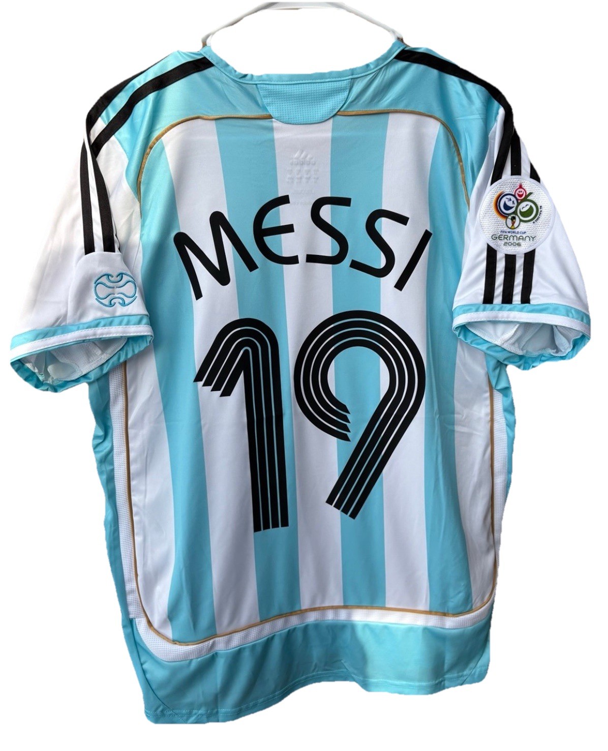 2006 Argentina World Cup Lionel Messi jersey - Size L Number #19