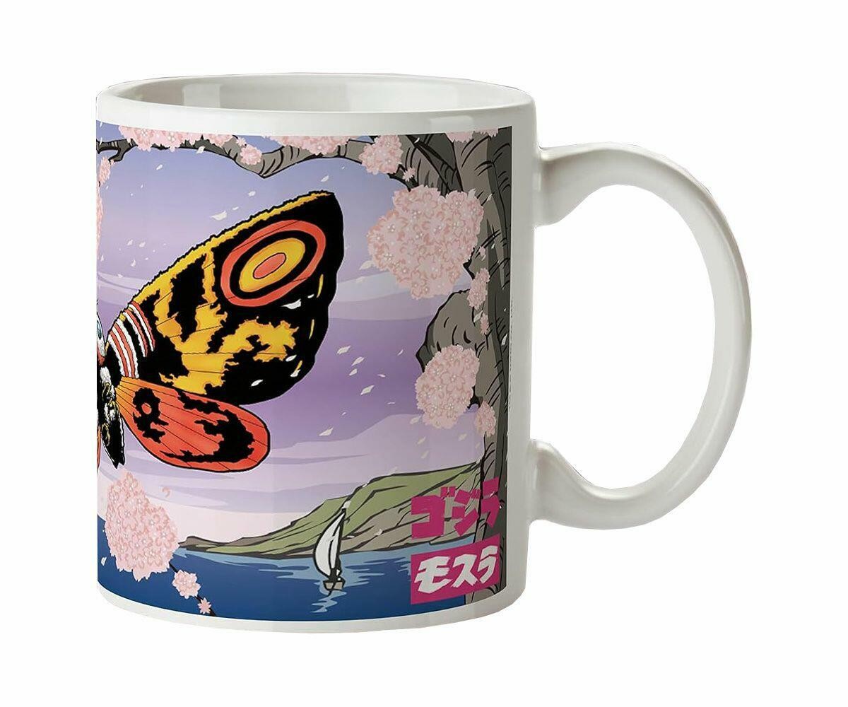 Godzilla Mothra Blossoms Coffee Mug, 11oz