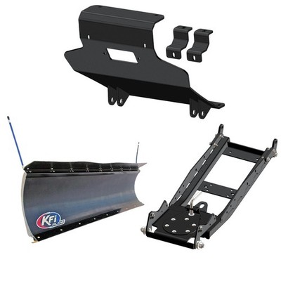 KFI Products Snow Plow Kit For Kymco UXV 700i 2018-2022 With 72'' Pro-Poly Blade