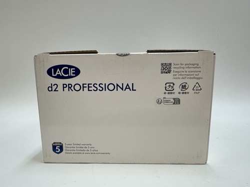 LaCie d2 Professional 8TB External Hard Drive Desktop HDD USB-C USB 3.2 7200 R - Afbeelding 6 van 6
