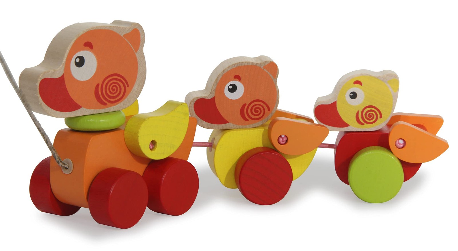 Деревянная игрушка JAMARA 460706 Kidiwood Along Duck Family 3 предмета-от 18 месяцев Soli 7190₽