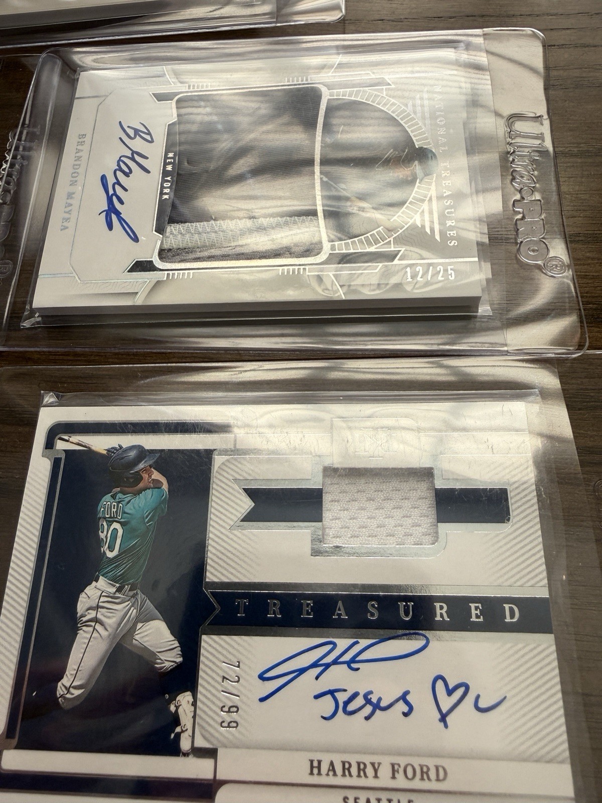 2024 Panini National Treasures Baseball Auto Patch Relic Lot Numbered view 4