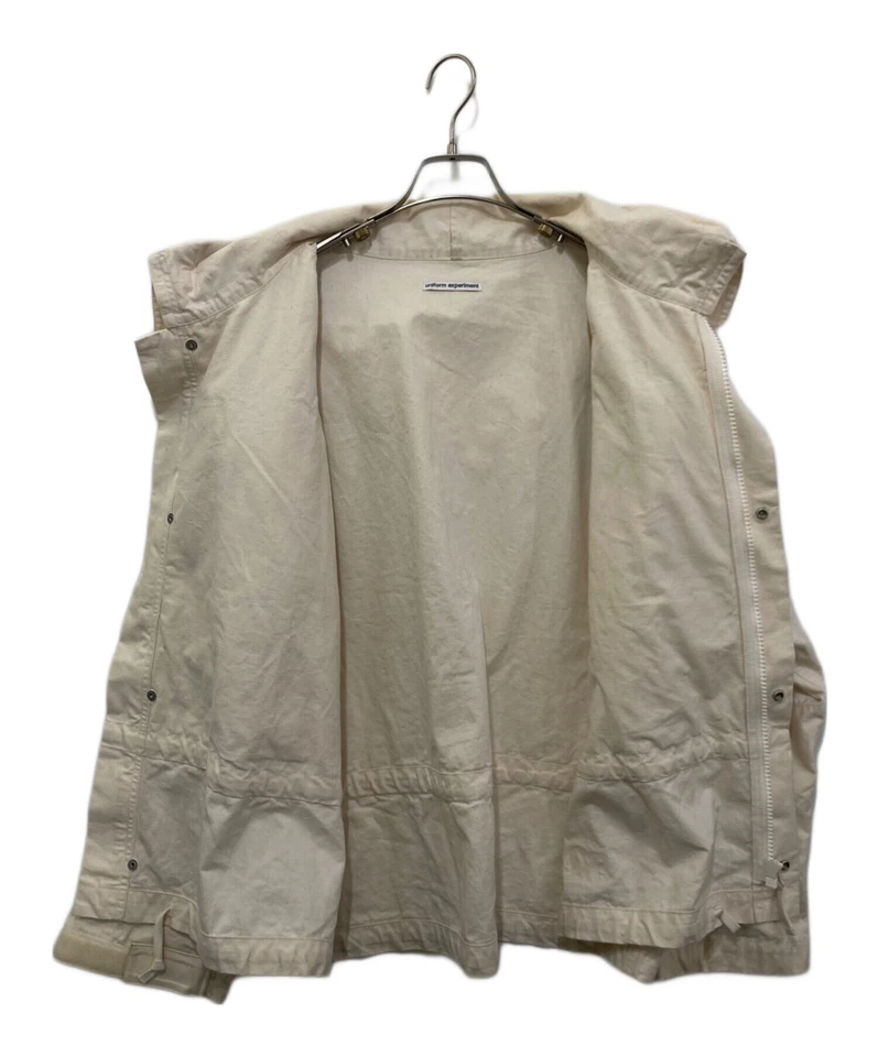 制服实验野战夹克 尺寸:3 象牙色 男式 UE-250006 — 第 3/4 张图片