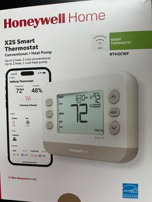 Honeywell X2S Smart Thermostat RTH2CWF Conventional/Heat Pump WiFi 7382/OB