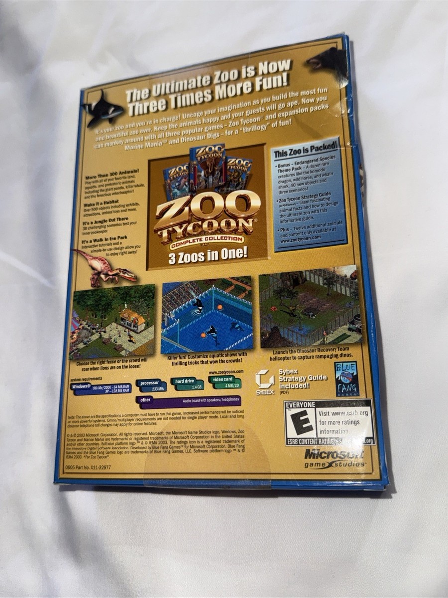 その他 ZOO TYCOON COMPLETE COLLECTION Amazon.com: Zoo Tycoon Complete Collection - PC : Video Games