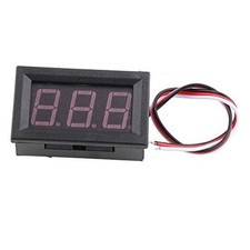 3 Wire Voltmeter DC 0-100V Mini Voltage Measuring 0.56" LED Display Digital