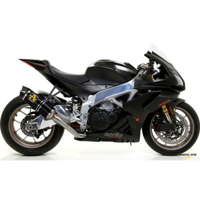 ARROW RACE-TECH DARK AUSPUFFENDROHR + RC FITTING APRILIA RSV4 1100 19-20