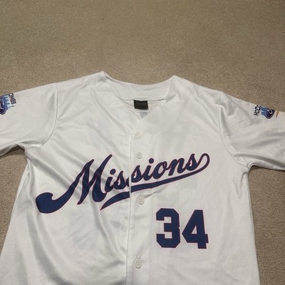 San Antonio Missions Nolan Ryan Baseball Jersey Youth Large White