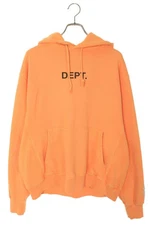 GALLERY DEPT Size: SizeL Logo pullover hoodie orange 329052 BS55 Men's