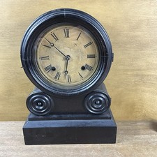 ingraham ionic mantle clock , Grecian model ,original condition,running project