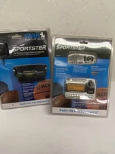 SIRIUS SPORTSTER SP-RIR & SP-CIR PORTABLE RECEIVER - REMOTE -- IN PACKAGES