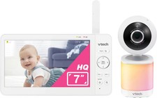 VTech - 7Digital Video Baby Monitor with Pan-Tilt-Zoom, 600p High-Quality D...