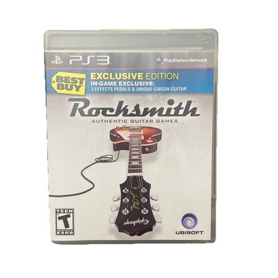 Rocksmith [Best Buy Edition] PS3 CIB, No Cable Great Disc Used
