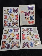 Vintage Butterfly Sticker Sheets