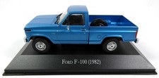 IXO,FORD F-100 pick-up 1982 blue sold in blister pack, 1/43, MAGARGAQV15