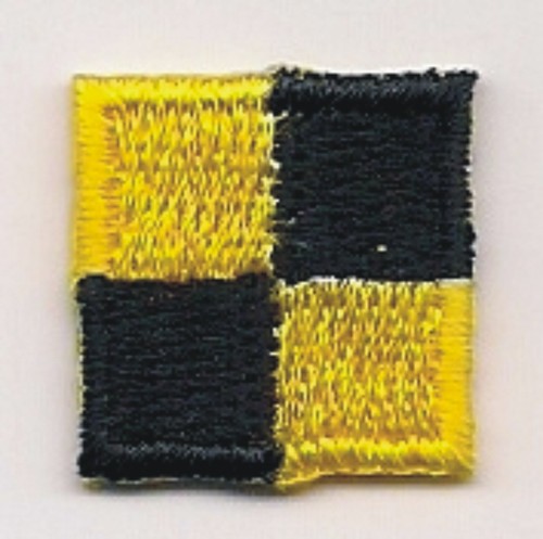 Maritime Signal Flag Letter L Patch Embroidered November Iron on (5/8") Lot of 4 - Picture 2 of 2