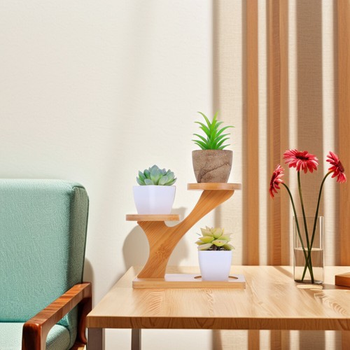 2 Pcs Kitchen Window Shelf Tiered Windowsill Plant Desktop Small Stand Office - Picture 8 of 12
