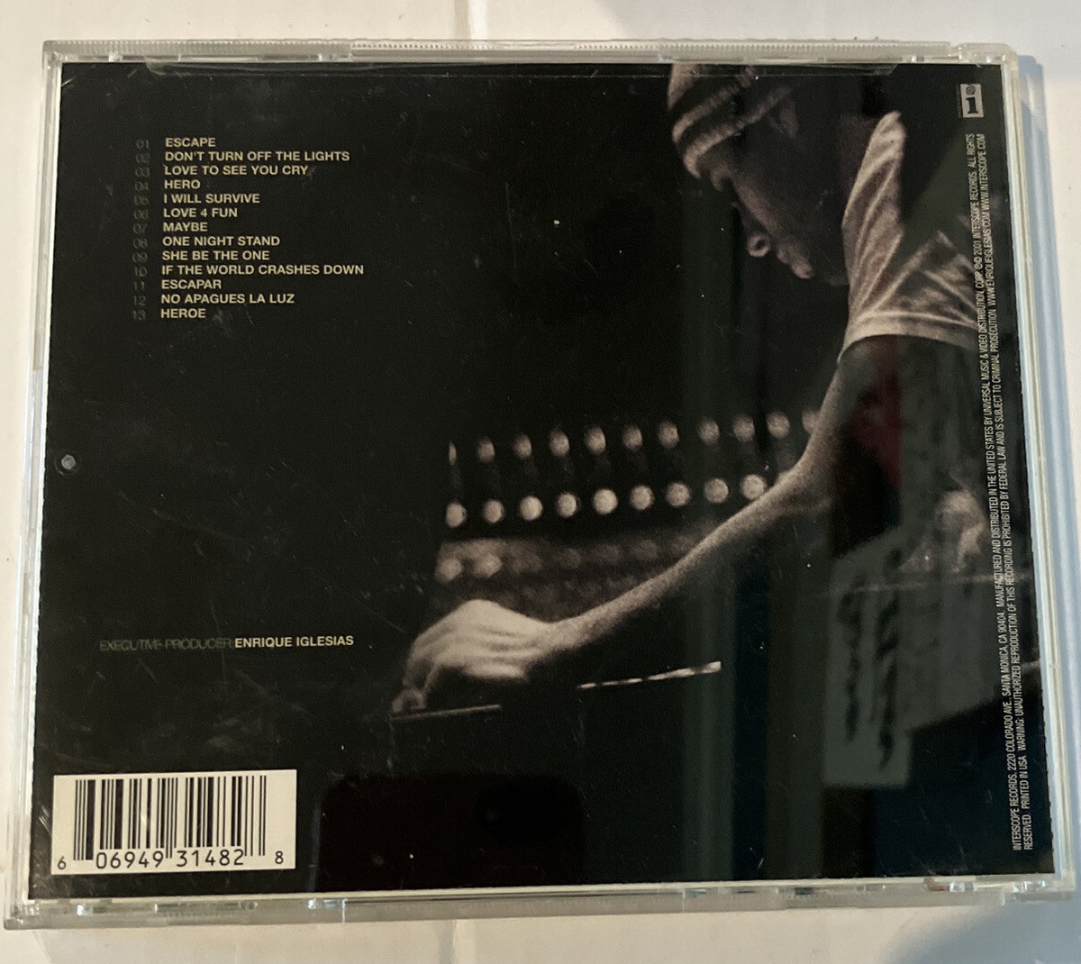 Escape Enrique Iglesias audio CD 606949314828| eBay