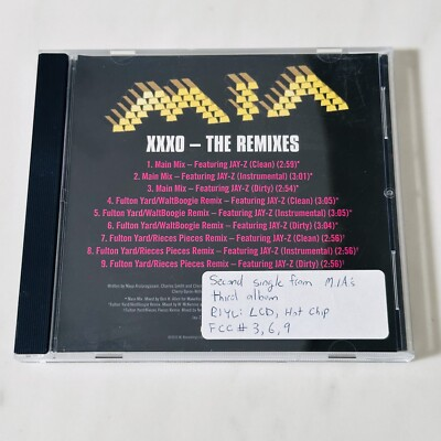 #ad #ad M.I.A. CD Promo XXXO The Remixes Jay Z $9.95