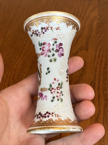 Ancien vase déversement chinois 19ème vers 1850 écusson bouclier blason armorial - Photo 7 sur 24