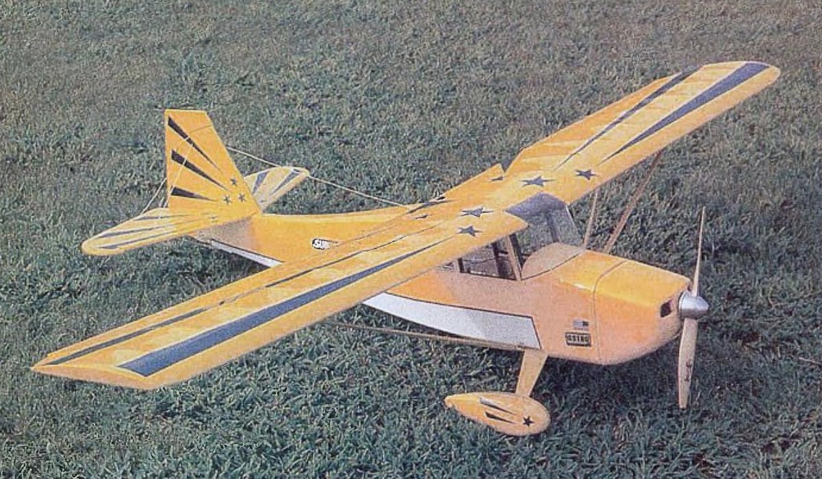 Electric Decathlon 72 inch Wing Scale Radio Control AIrplane Printed