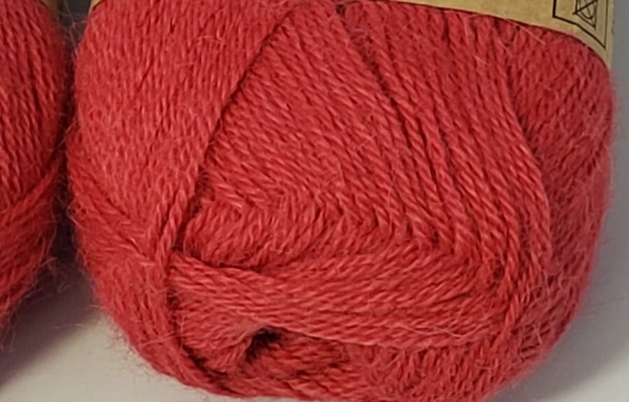 Fio de alpaca 2 gotas design 100% puro cor 2922 rosa novo tricô - Imagem 3 de 4