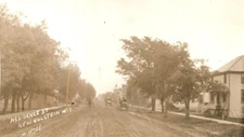 1911 Residence St New Holstein WI RPPC Horse Buggy Dirt Road Postcard Wisconsin