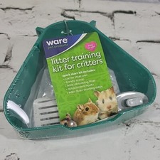 Ware Litter Training Kit For Critters Corner Pan Scoop Attachment Hooks New