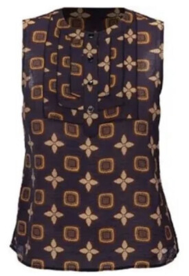 Cabi New NWT Louis Top #4558 Brown pattern Size XS - XXL Was $84