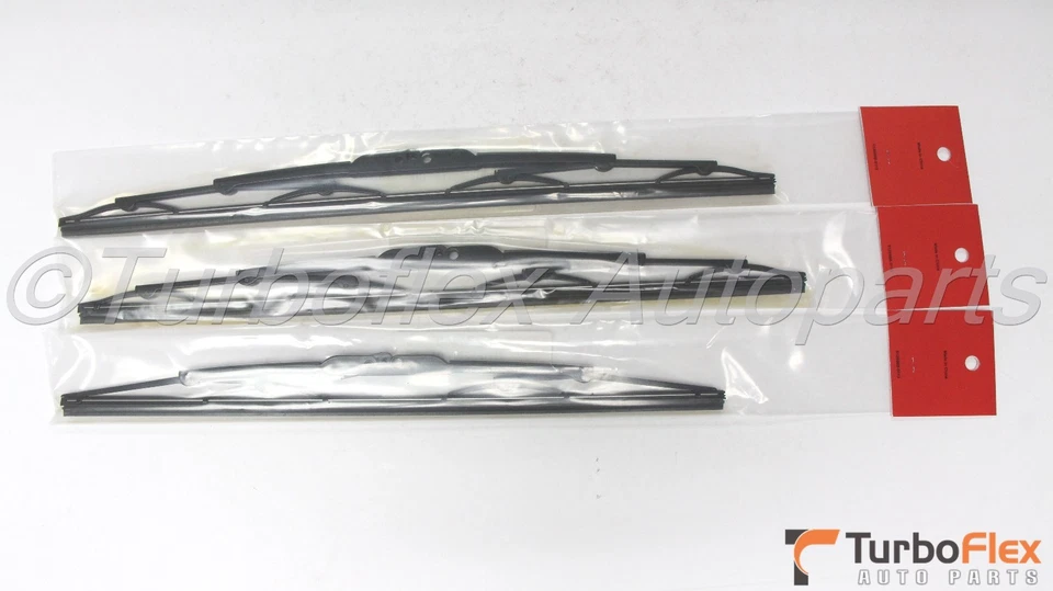 Limpiaparabrisas híbridos delanteros y traseros genuinos para todo tipo de clima Toyota Land Cruiser 2000-2007 Foto 2 de 4