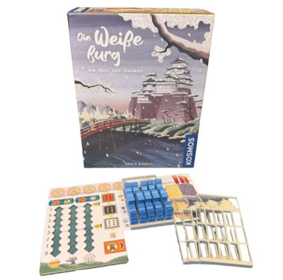 Die weiße Burg 3D Druck Overlay 4er Set Grau für das Spielerboard 3D Brettspiele