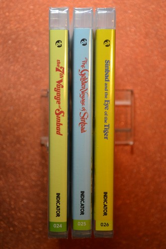 New & Sealed UK Editions The Sinbad Trilogy Blu-ray All 3 Films Restored in 2019 - Picture 2 of 12