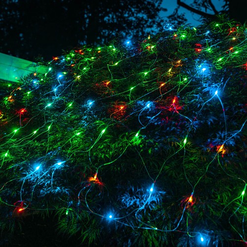 LED Net Light Mesh Christmas Decoration Outdoor Indoor Fairy String Party Lights - Picture 17 of 29