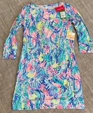 LILLY PULITZER UPF 50 Sophie Dress  Mermaids Cove  Small  BRAND NEW 
