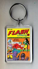Flash 1 Comic Keyring
