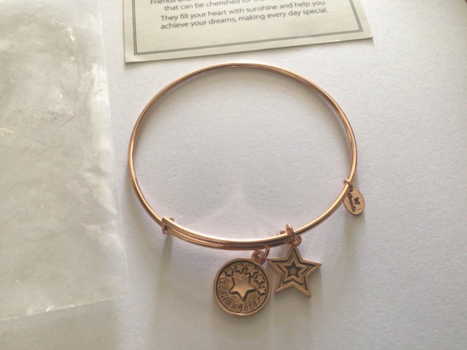 Pulseira expansível folheada a ouro rosa 18K Chrysalis God Filh - Imagem 3 de 4