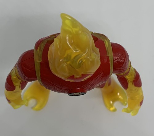 ! Ben 10 Heat Blast Deluxe Power Up Talking 6" Figure 2017 Playmates Works! - Picture 5 of 7