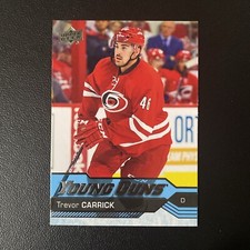 Trevor Carrick 2016-17 Upper Deck Young Guns Rookies Card #230