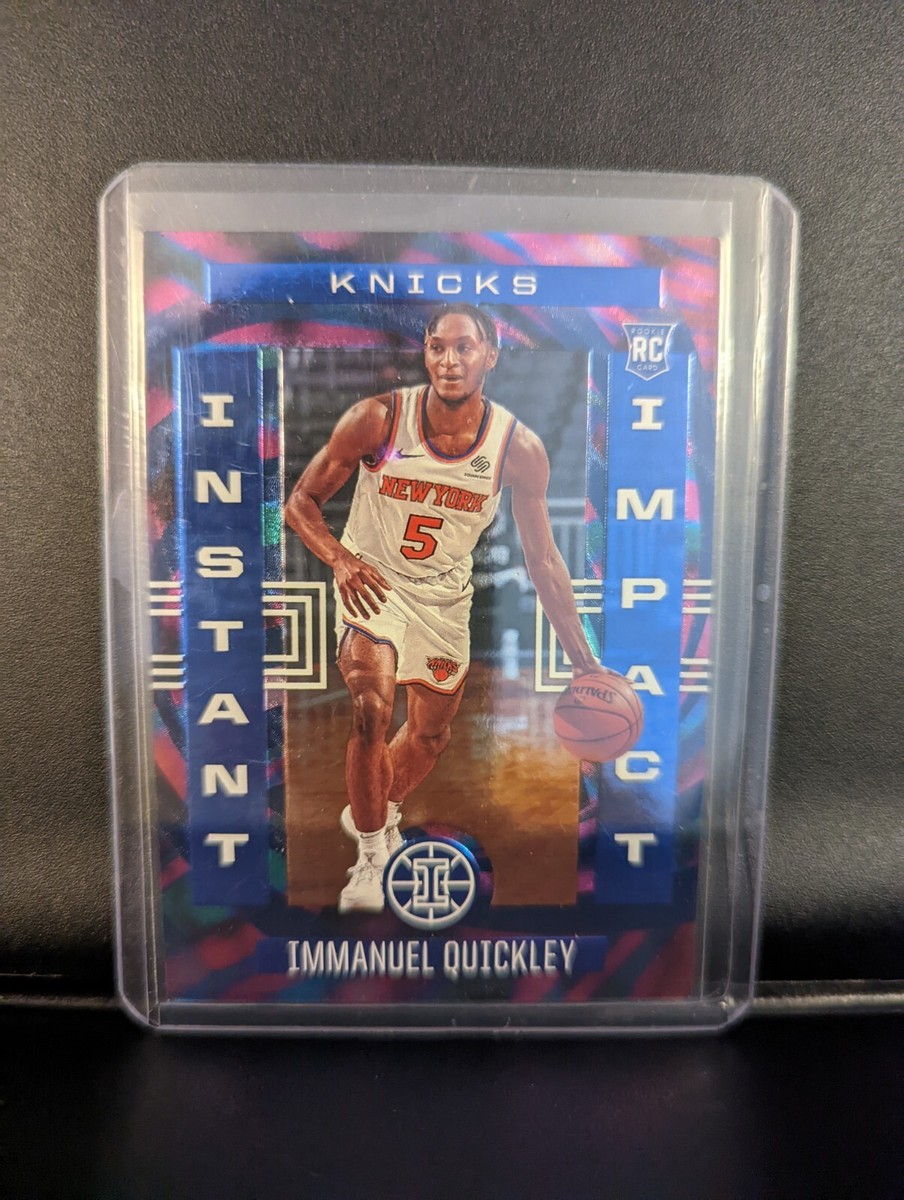 Immanuel Quickley 2020 Panini Illusions Instant Impact Rookie Pink