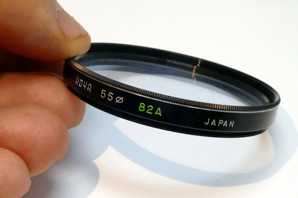 Hoya 55mm Filter 82A Color Conversion light blue cooling made in Japan - Image 2 of 4