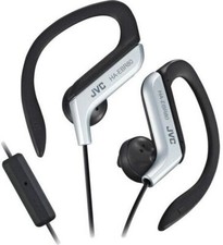 WB  JVC Ha-Ebr80-S Sport Clip Earphones W/Microphone (Silver)