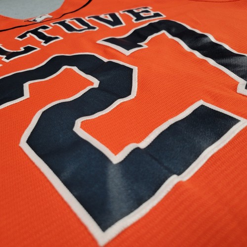 Jose Altuve Houston Astros Jersey Men Large Majestic World Series Patch Stitched - Picture 9 of 16