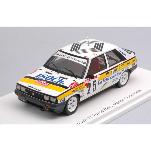 RENAULT 11 TURBO N.25 MONTE CARLO RALLY 1986 A.OREILLE-S.OREILLE 1:43 Die Cast - Bild 1 von 1