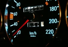 Mercedes 190 W201 Glow Gauge Plasma Dials Speedometer Dial Glow Speedo Style 2