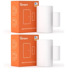 2 Pack SONOFF SNZB-04P Zigbee Mini Door Window Sensor Home Security Alarm Sensor