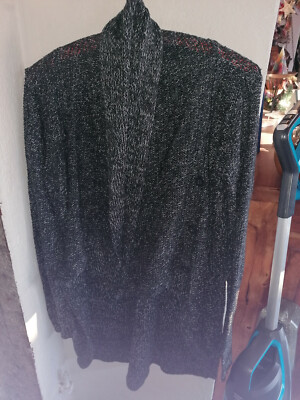 Vera Moda graue Strickjacke Cardigan Jacke Buisness Büro Freizeit Edel Gr.40/M