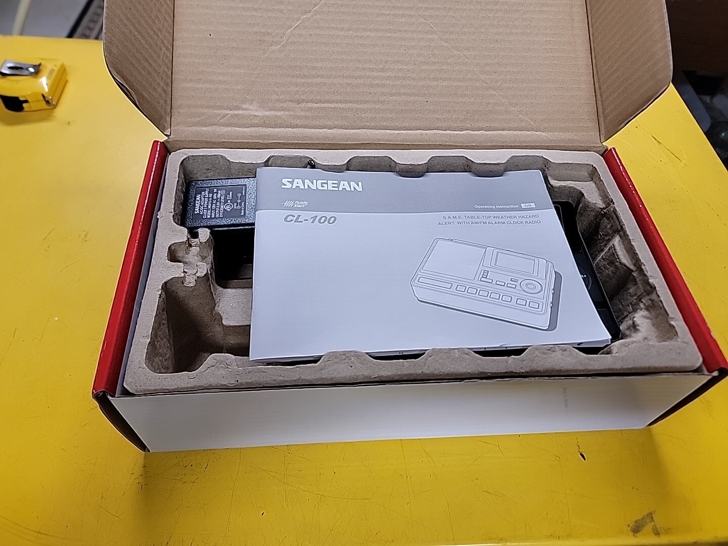 Sangean CL100 AM/FM Alarm Clock Weather Radio eBay