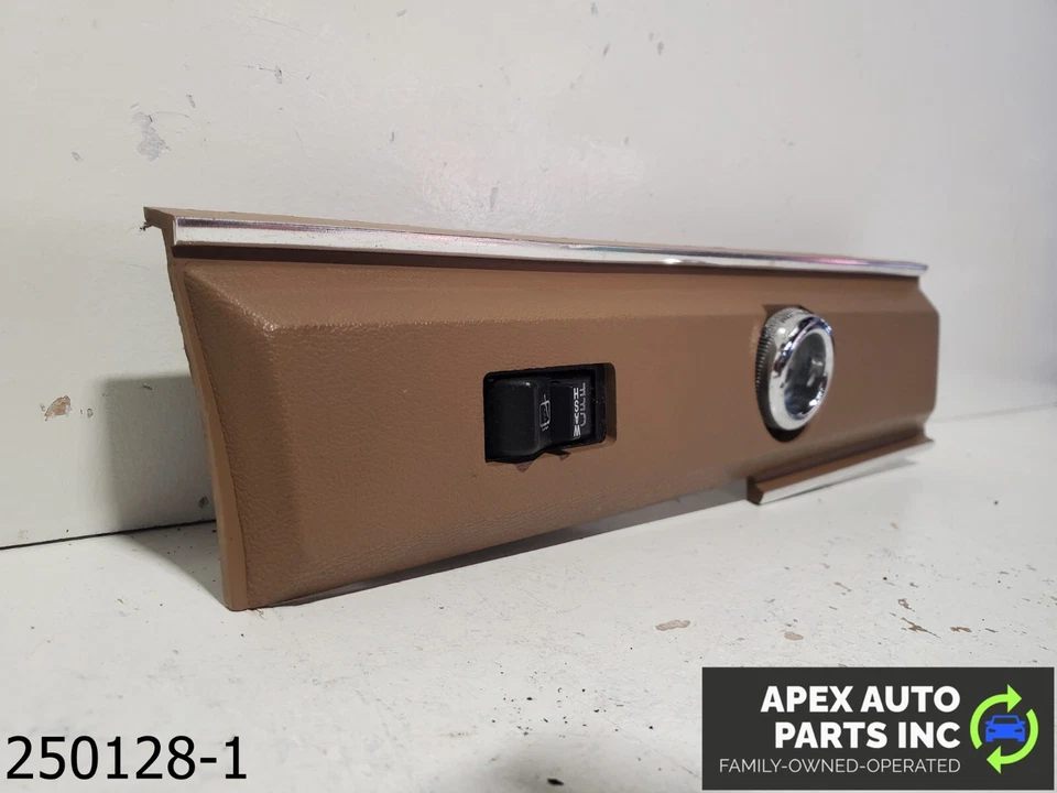 OEM 1987-1992 Ford Bronco II 2 2.9L DASH TRIM MOULDING BEZEL STRIP WIPER SWITCH - Image 3 of 4